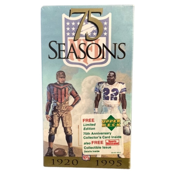 VHS TAPE NFL 75 SEASONS 1920-1995 - Picture 1 of 7